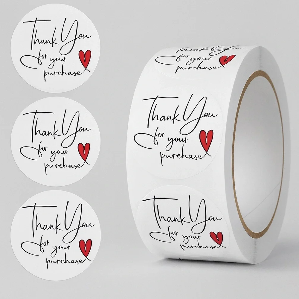 thank you for your purchase stickers | shipping supplies for business 1